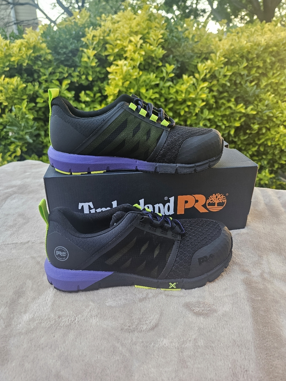 Timberland PRO Black Athletic Work Sneakers with Composite Safety Toe